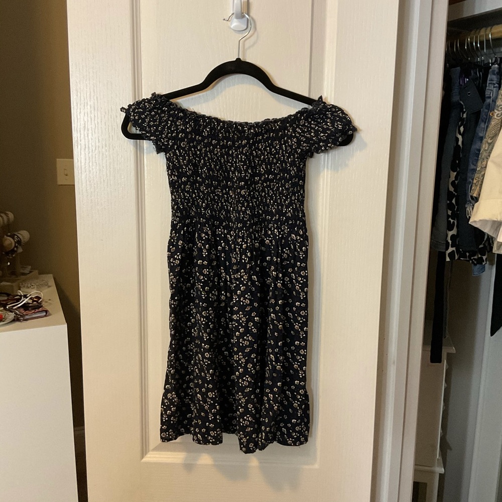 Off the shoulder mini dress